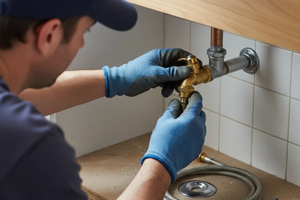 Shutoff valve and fitting work during Faucet and Fixture Repair in Welaka